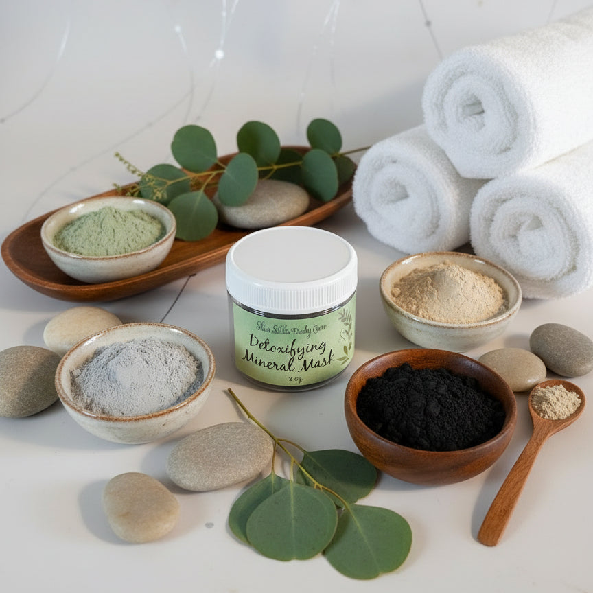 Dead Sea  Clay and Cosmetic Clay Detoxifying Mineral Masks