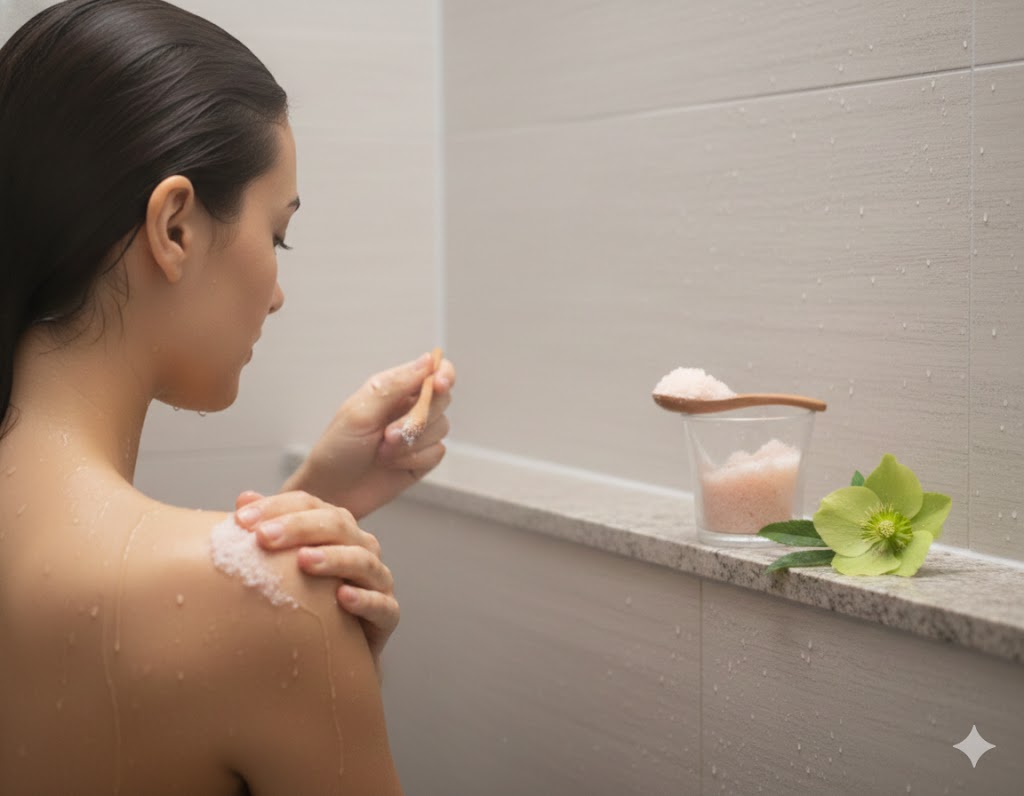 Exfoliating Salt Scrub Lori's Earthly Botanicals